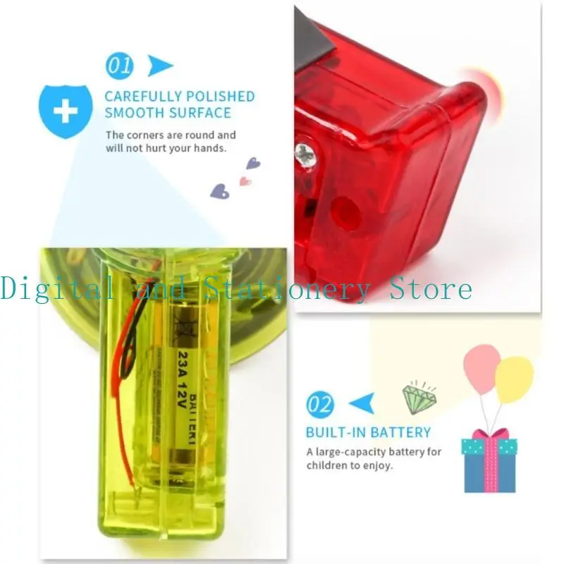 Y1UB Funny Multi Voice Changer Amplifier 3 Diferentes voces Fun altavoz juguete para niños para niños ideales para niños - imagen 2