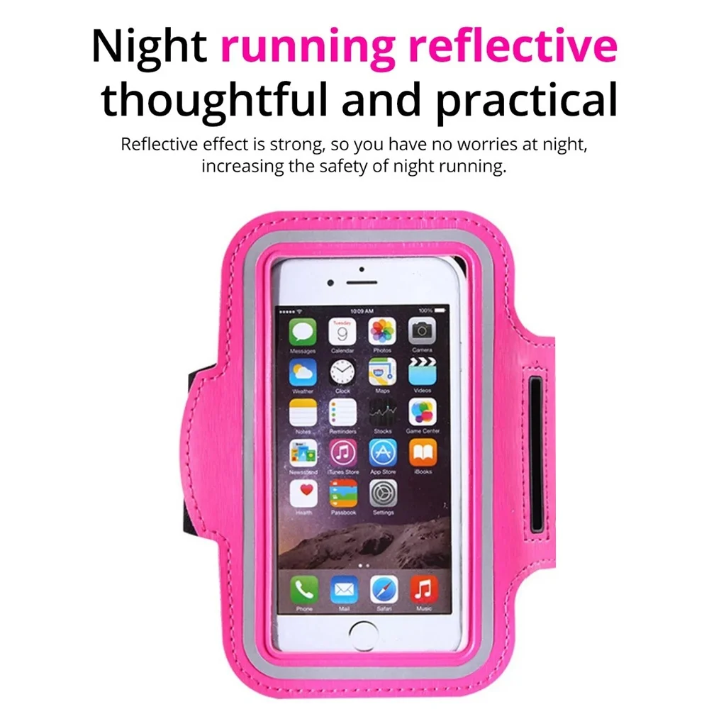 Funda Universal para brazo con soporte para teléfono deportivo para correr, gimnasio, 7 pulgadas, bolsa deportiva para brazo, bolsa para teléfono para iPhone, Huawei y Xiaomi - imagen 3