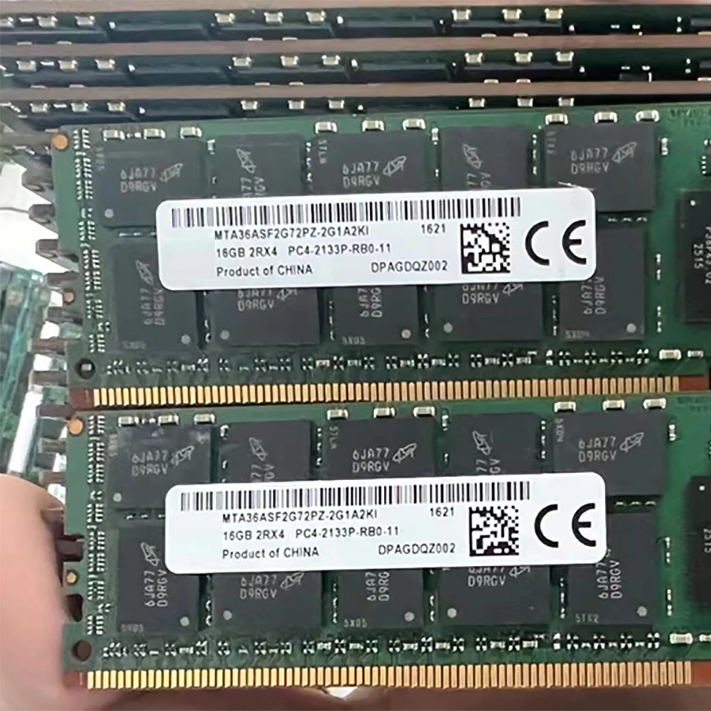 2 uds MTA36ASF2G72PZ-2G1A RAM para MT 16GB DDR4 2133MHz ECC REG memoria de servidor funciona perfectamente envío rápido de alta calidad - imagen 3