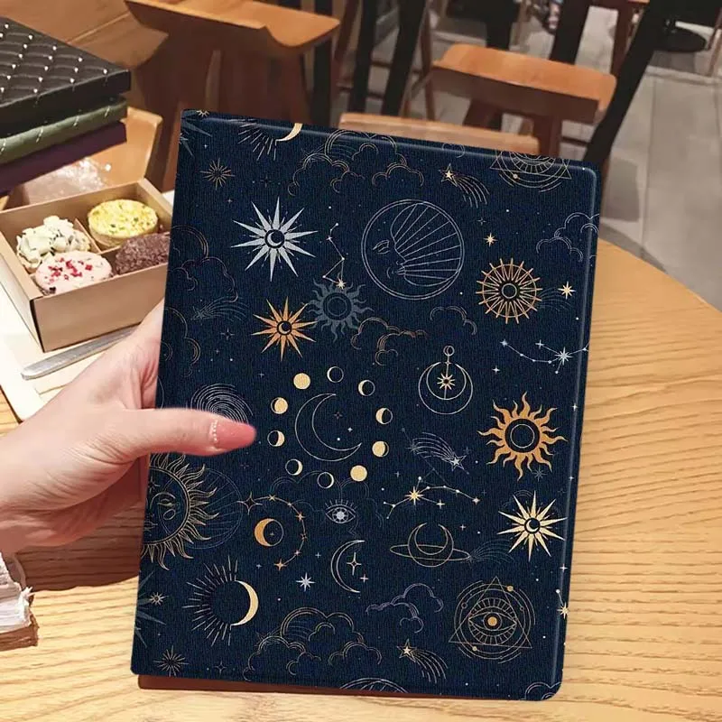 Diseño Luna patrón creativo cubierta para iPad Pro Air 2 3 4 5 6th 7th 11th Gen 10,2 9,7 11 10,5 10,9 12,9 13 pulgadas funda para tableta - imagen 5