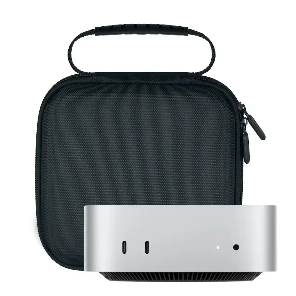 Bolsa protectora portátil para Apple Mac Mini M4/M4 Pro 2024, funda de almacenamiento de viaje a prueba de golpes, funda protectora antiarañazos para Mac - imagen 2