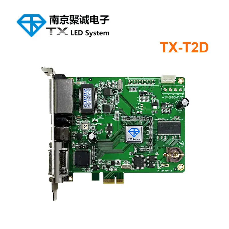 TX-T2D Controlador síncrono JuCheng Tarjeta de envío especialmente desarrollada para pantalla LED a todo color - imagen 2