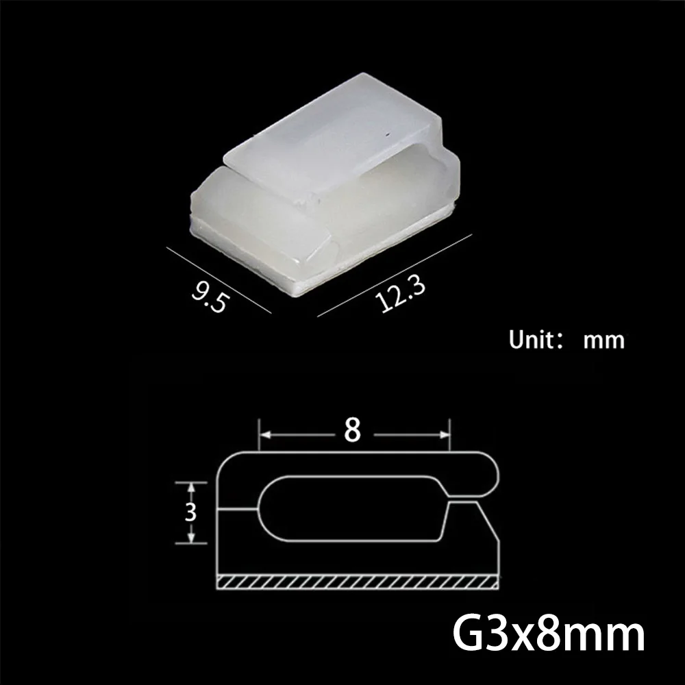 White G 3x8mm