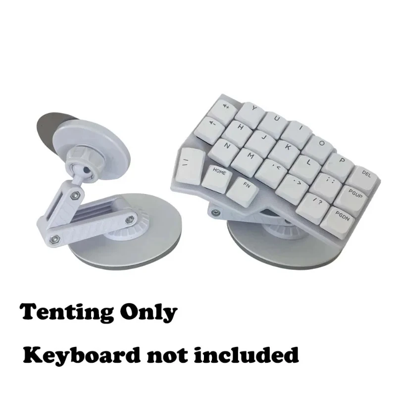 Tiendas magnéticas para teclado dividido, tabletas Pone, PC, desmontable, 360 grados y altura ajustable, juegos de silicona ABS, regalos DIY - imagen 3