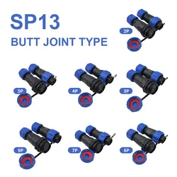 Conector SP13 IP68 Estanco – 2 a 7 Pines Resistant Agua Polvo