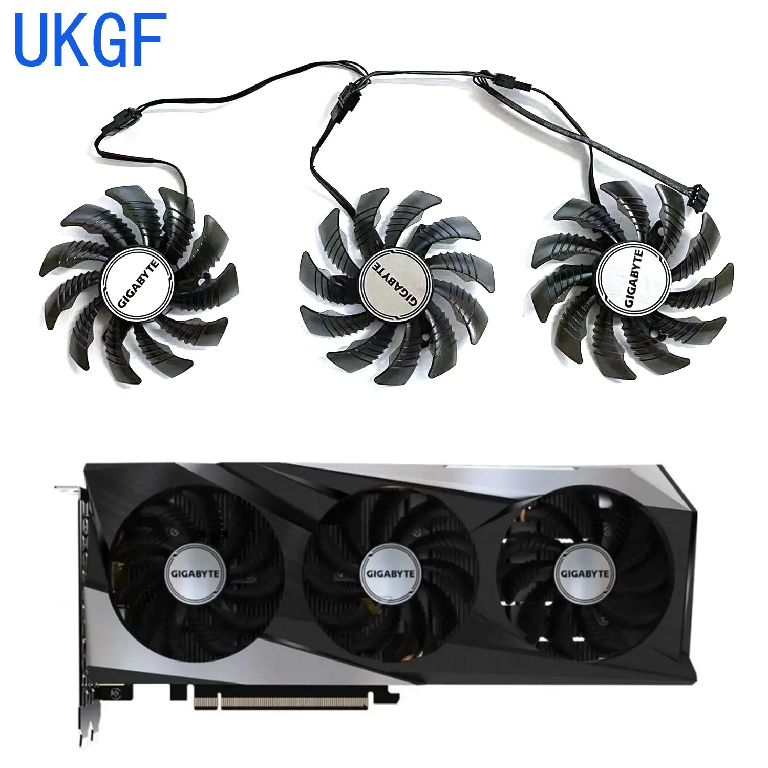 Nuevo 75MM 4PIN PLD08010S12HH T 128010 SU adecuado para la tarjeta gráfica GIGABYTE Arc A380 6GB GAMING OC