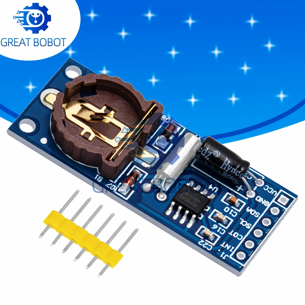 Nueva placa de módulo PCF8563/PCF8563T IIC Real - Reloj (RTC) - Superior a DS3231 y AT24C32, 3,3 V