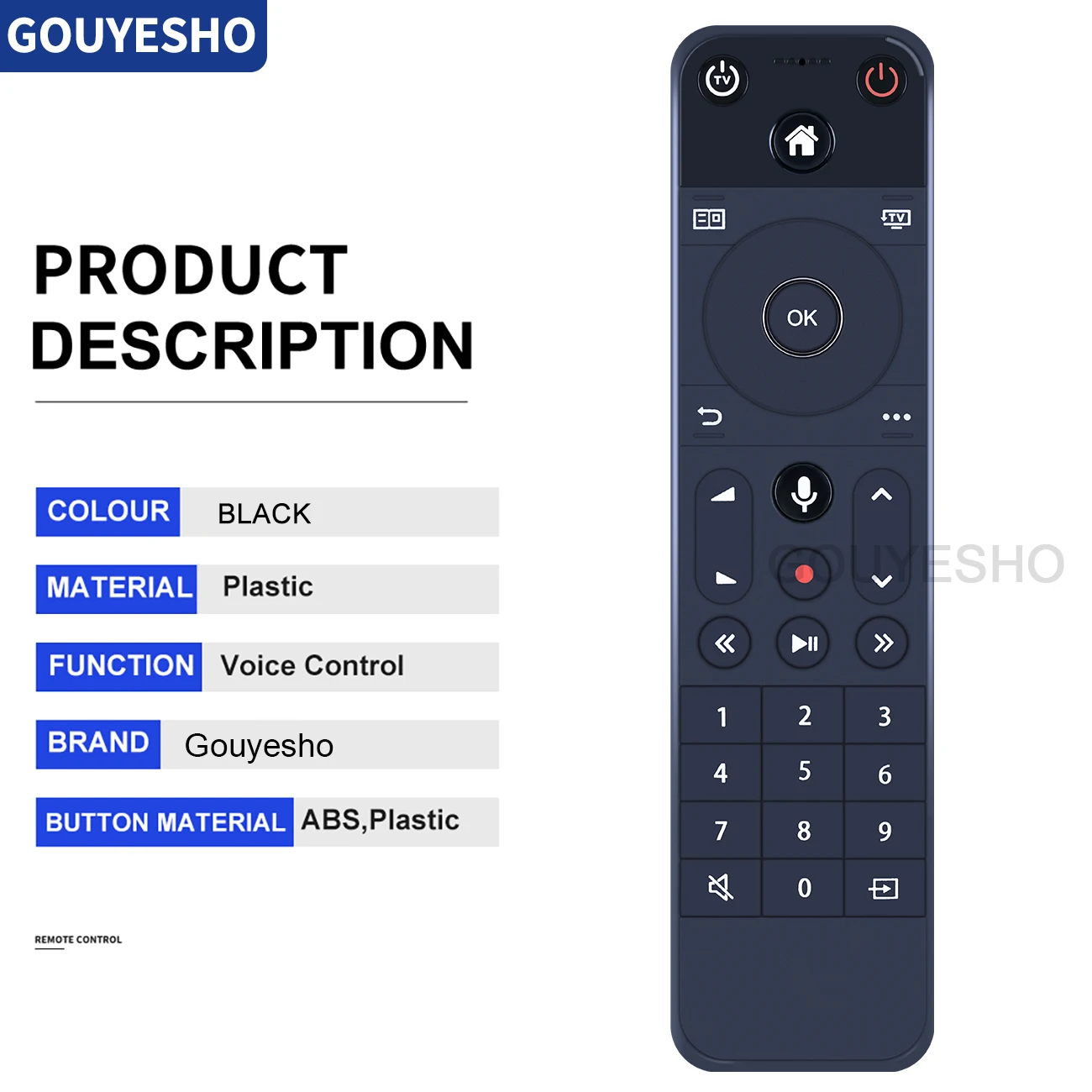 Mando a distancia por voz para LIBERTY GLOBAL Ziggo media box, RC4213401/02B, nuevo - imagen 5