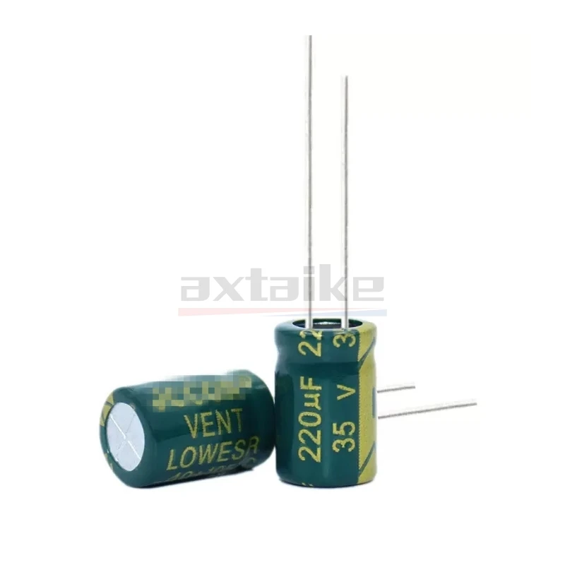 5-50 Uds 220UF 10V 16V 25V 35V 50V 63V 100V 160V 250V 400V450V 6*12/8*12/10*20/13*20 condensador electrolítico de baja frecuencia ESR - imagen 3