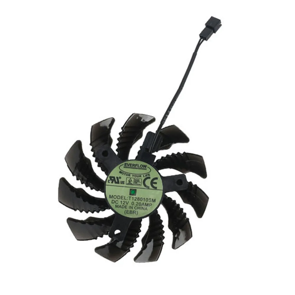 Ventilador de tarjeta de vídeo para Gigabyte GTX 960 GV-N960WF2CN-2GD 78MM T128010SM PLD08010S12H GTX960, ventilador de refrigeración de tarjeta gráfica - imagen 2