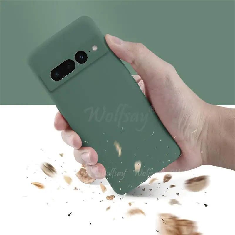 Para Google Pixel 9A funda protectora de goma de silicona líquida funda de teléfono Google Pixel 9A funda lisa de TPU Pixel 9 A cubierta - imagen 5