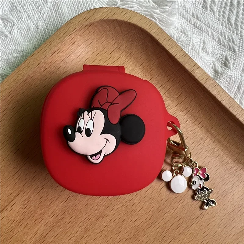 JBL 웨이브 300 Tws W300 케이스에 대 한 키 체인과 JBL 웨이브 플렉스 이어폰 커버에 대 한 귀여운 만화 미키 미키 이어폰 케이스 - imagen 3