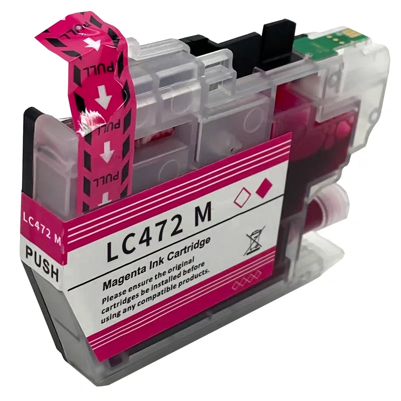 4 Uds LC472XL LC472 cartucho de tinta Compatible para impresoras Brother MFC-J2340DW MFC-J3540DW MFC-J3940 con cartucho de Chip - imagen 4