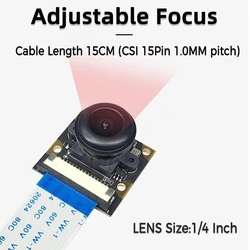 Módulo Cámara OV5647 Raspberry Pi – Enfoque Ajustable 5 MP