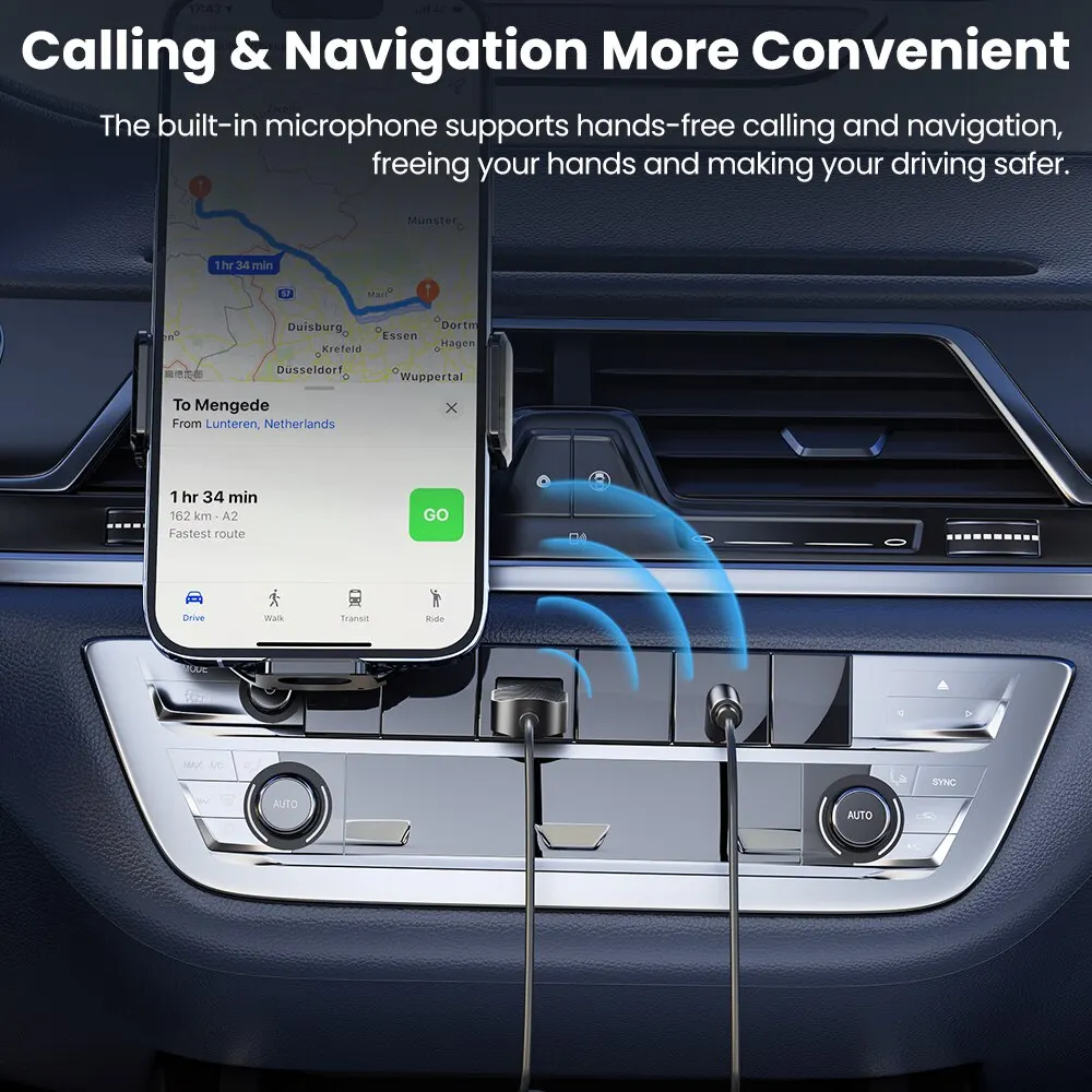 Toocki-adaptador AUX Bluetooth para coche, Cable Dongle para tableta, receptor Bluetooth, 5 USB a Jack de 3,5mm, altavoz, receptor de Audio y música - imagen 5