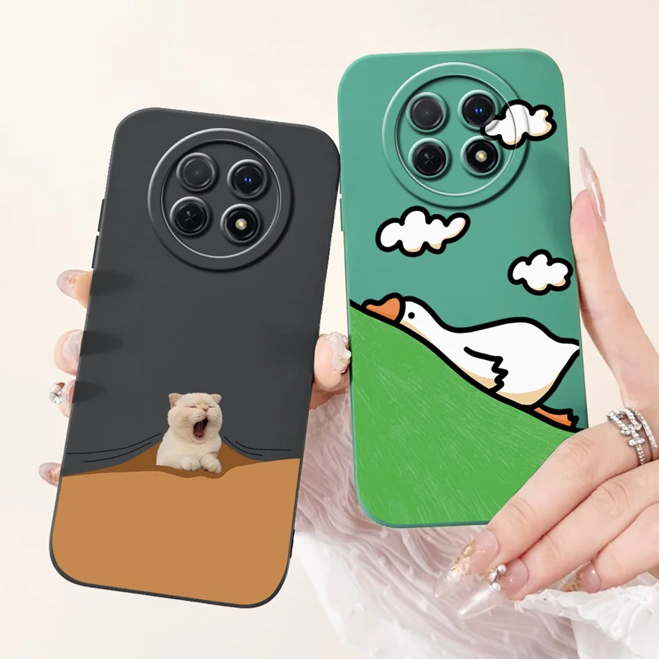 Funda de silicona suave con dibujos animados para teléfono móvil, carcasa protectora de TPU para cámara, para Huawei Nova Y91, NovaY91 Y 91 STG-LX1 - imagen 4