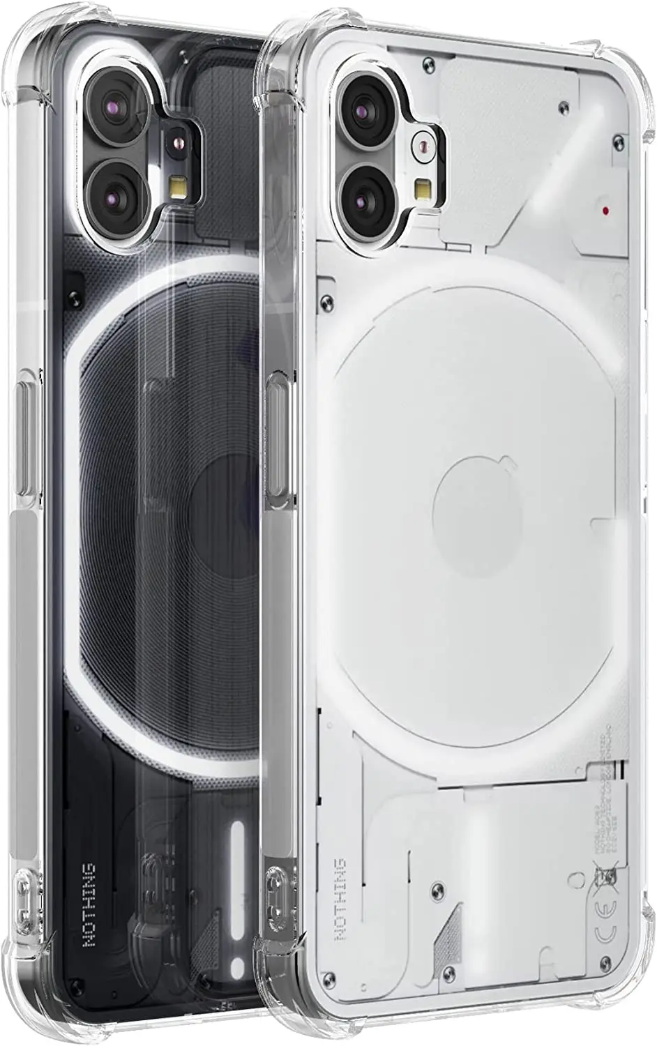 Funda para Nothing Phone 2 1 2A Funda trasera transparente suave a prueba de golpes para Nothing Phone 1 Phone2 Phone1 Couqe Funda - imagen 3