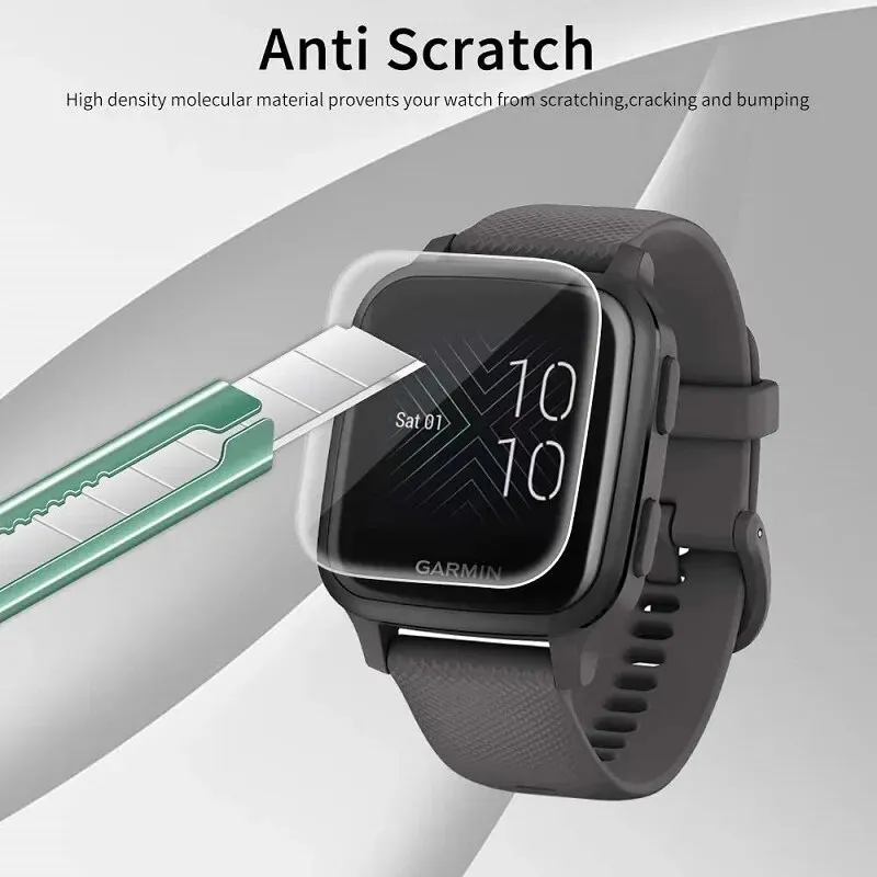 Película protectora para Garmin Venu SQ2 SQ Clean Protector de pantalla de TPU para Garmin Venu SQ2 Music/SQ Music (no vidrio) película de hidrogel - imagen 5