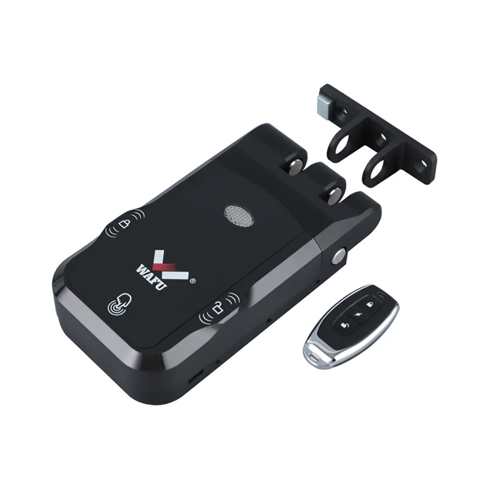 WAFU 026 cerradura de puerta Control remoto electrónico Digital protección de seguridad soporte Tuya Smart Home cerradura de inducción Invisible - imagen 4