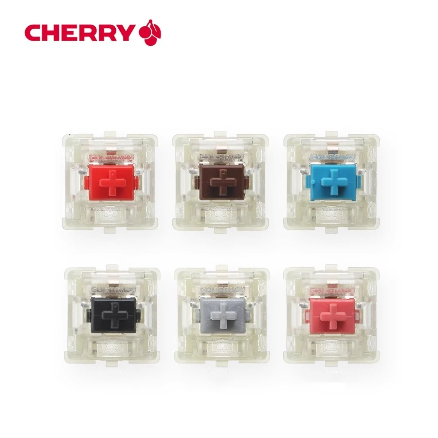 4 unids/pack Original Cherry MX RGB interruptor para teclado mecánico MX interruptores eje rojo negro azul marrón plata cubierta transparente - imagen 3