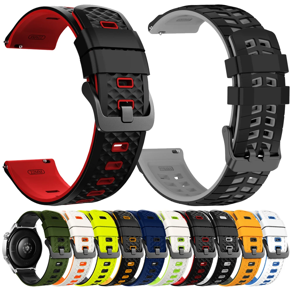 Correas deportivas de silicona para reloj HUAWEI GT 6 5 4 Pro 46mm reloj 5/4/3 Pro GT 3 SE 2 Pro reemplazo de pulsera