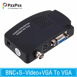 PzzPss Convertidor BNC a VGA 1080p para PC y TV