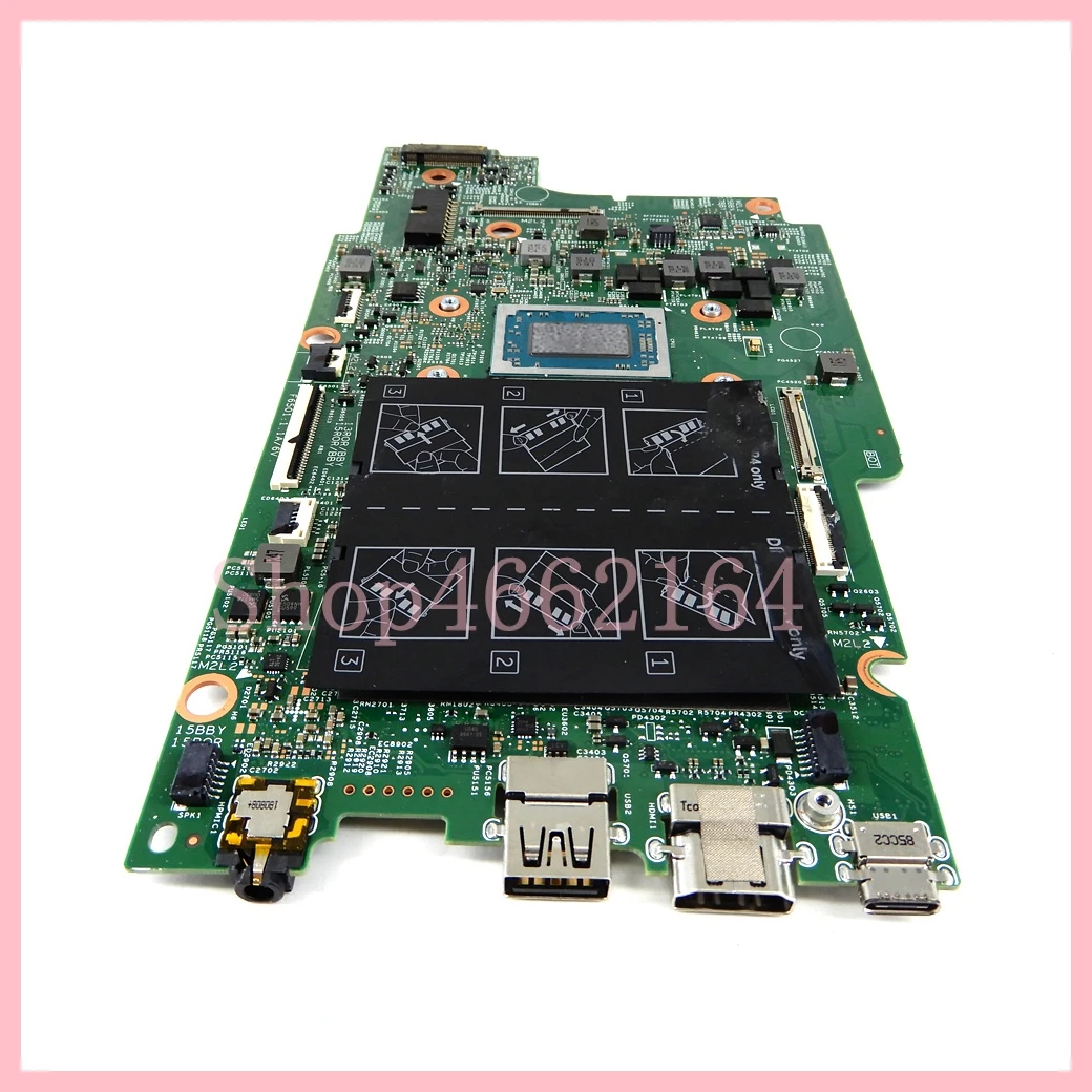 17852-1 con R7-2700U CPU placa base para portátil Dell Inspiron 13 7375 placa base para ordenador portátil CN-0K6D95 07F4H3 100% probado OK - imagen 5