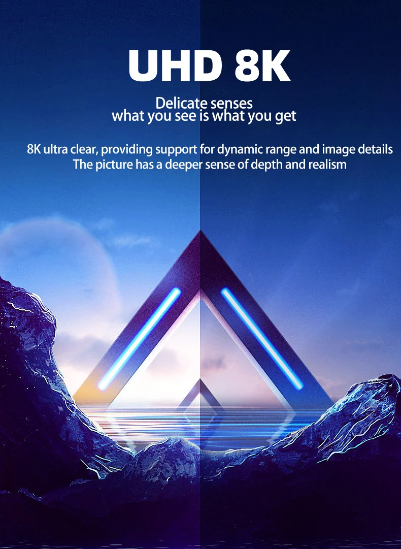 NNBILI-Adaptador de Cable 2,1, compatible con HDMI, 8K60HZ, 4K120HZ, convertidor HDMI2.0 de 48Gpbs para proyector HDTV, PS4, PS5, pantalla de ordenador portátil - imagen 3