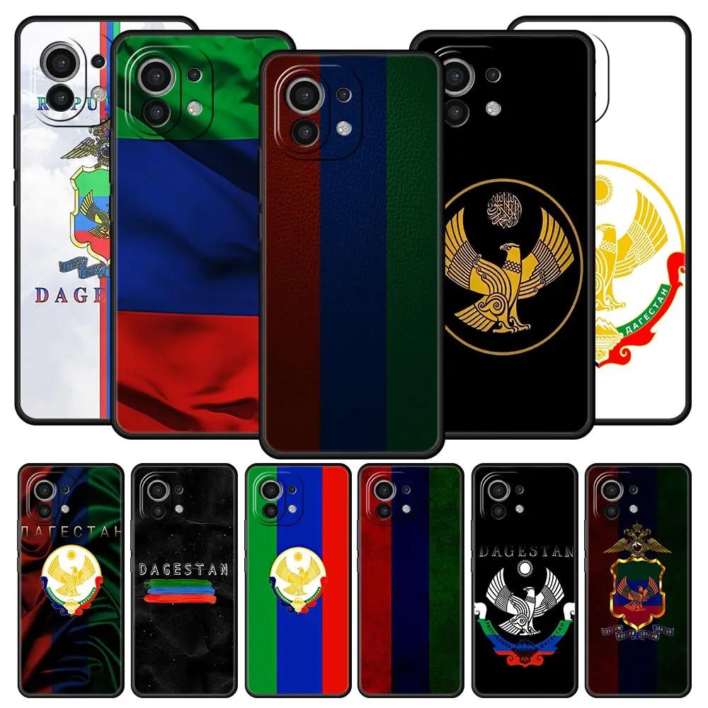 Funda de teléfono con bandera nacional de dagüe para Xiaomi Mi 17 15T 15 14 14T 13T 12T Pro 12 13 Lite 5G 11T Poco X6 X7 X5 Pro, funda suave