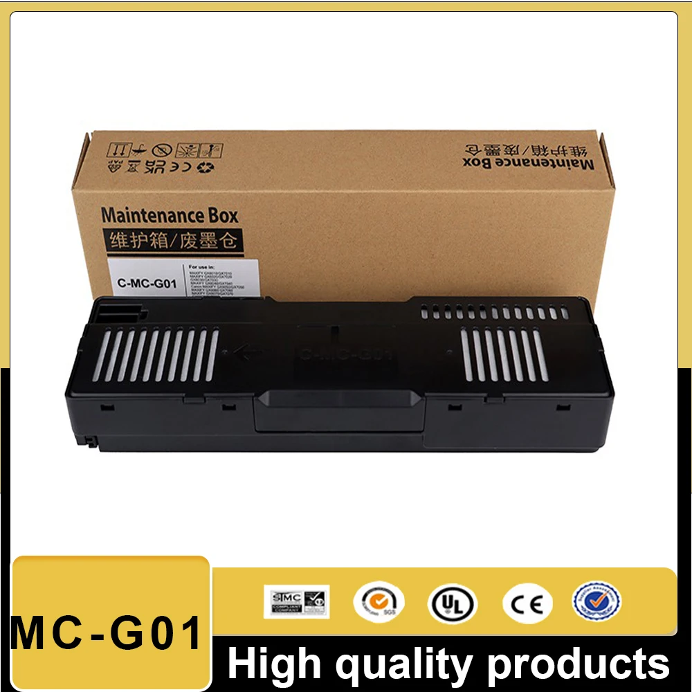 1X MC-G01 Cartucho de mantenimiento para CANON GX6010 GX6020 GX6030 GX6040 GX6050 GX7010 GX7020 GX7030 GX7040 GX7050 GX7070 GX7055