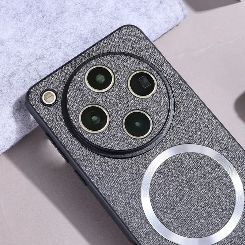 Para OPPO Find X8 Pro, X8 funda magnética ELVEV cubierta trasera protectora de cuero PU de calidad ultrafina - imagen 2