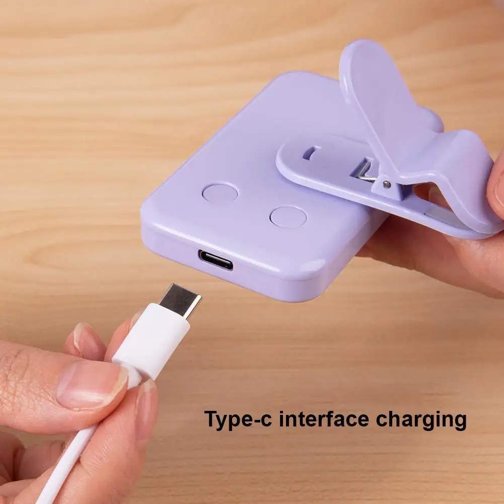 Mini luz de relleno para Selfie, recargable, 3 modos de Color, brillo ajustable, Clip en teléfonos móviles, ordenadores, fotografía, luces LED - imagen 3