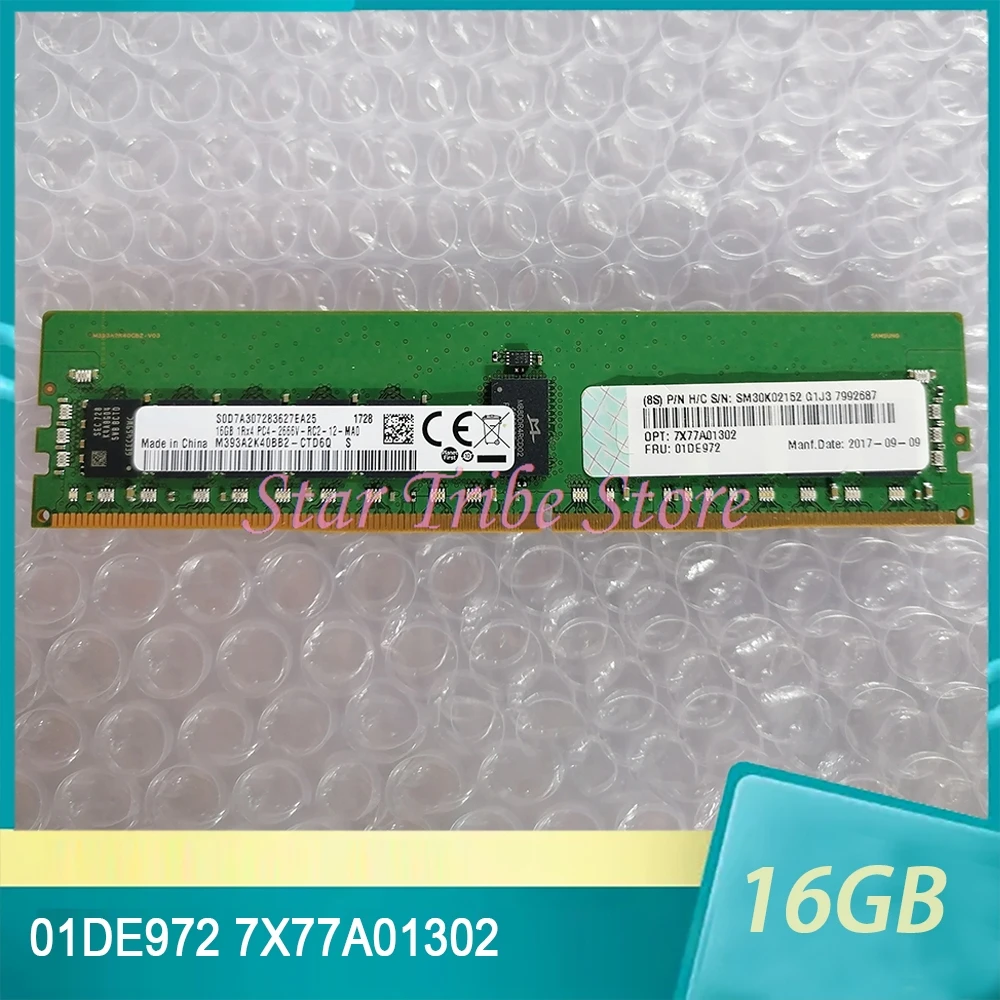 Para Lenovo 01DE972 1DE972 7X77A01302 16GB DDR4 2666 1RX4 PC4-2666V REG Memoria de servidor - imagen 3