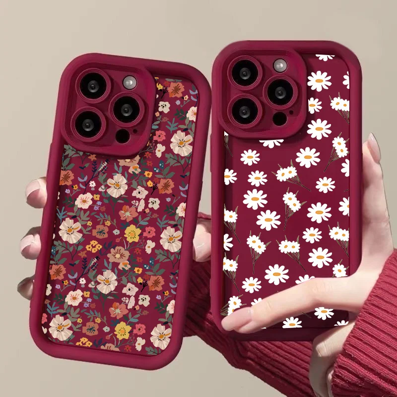 Carcasa para OPPO Reno 13F 12F 11F 8 10 11 12 13 14 Pro 5G Reno 7 4G 5 6 Lite A79 A78 A58 A77 A57 A98 A38 A18 funda de flores - imagen 4