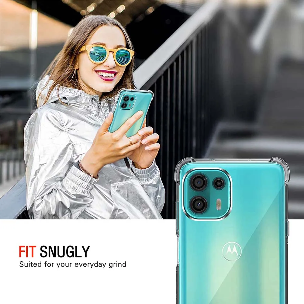 Funda transparente con bolsa de aire de 1,5 MM de espesor para Motorola Moto Edge 30 Pro UITRA Fusion Edge 40 Neo 5G, funda de teléfono de silicona suave a prueba de golpes - imagen 5