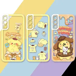 Funda Samsung Galaxy con diseño de anime y pompón