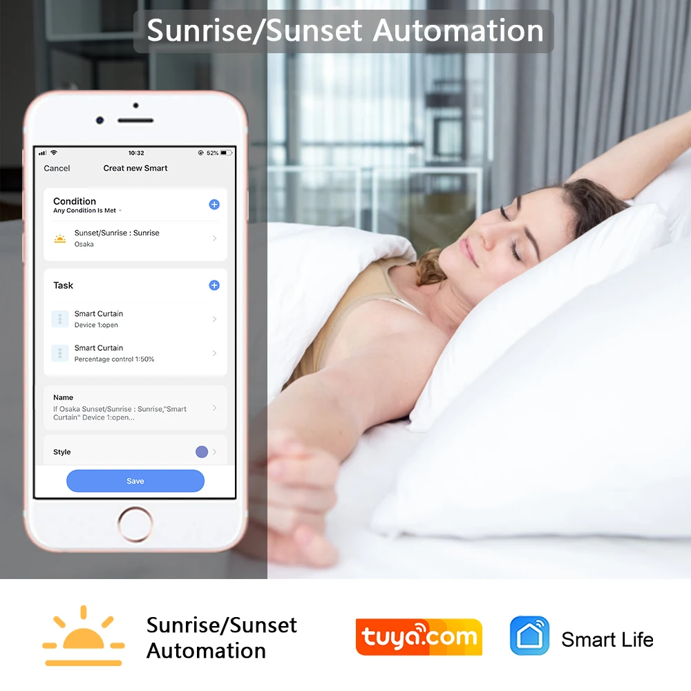 Interruptor de persiana enrollable con Motor eléctrico, dispositivo de Control de voz, Tuya Smart Life, ZigBee 3,0, Alexa MQTTa Echo, Google Home, DIY - imagen 4