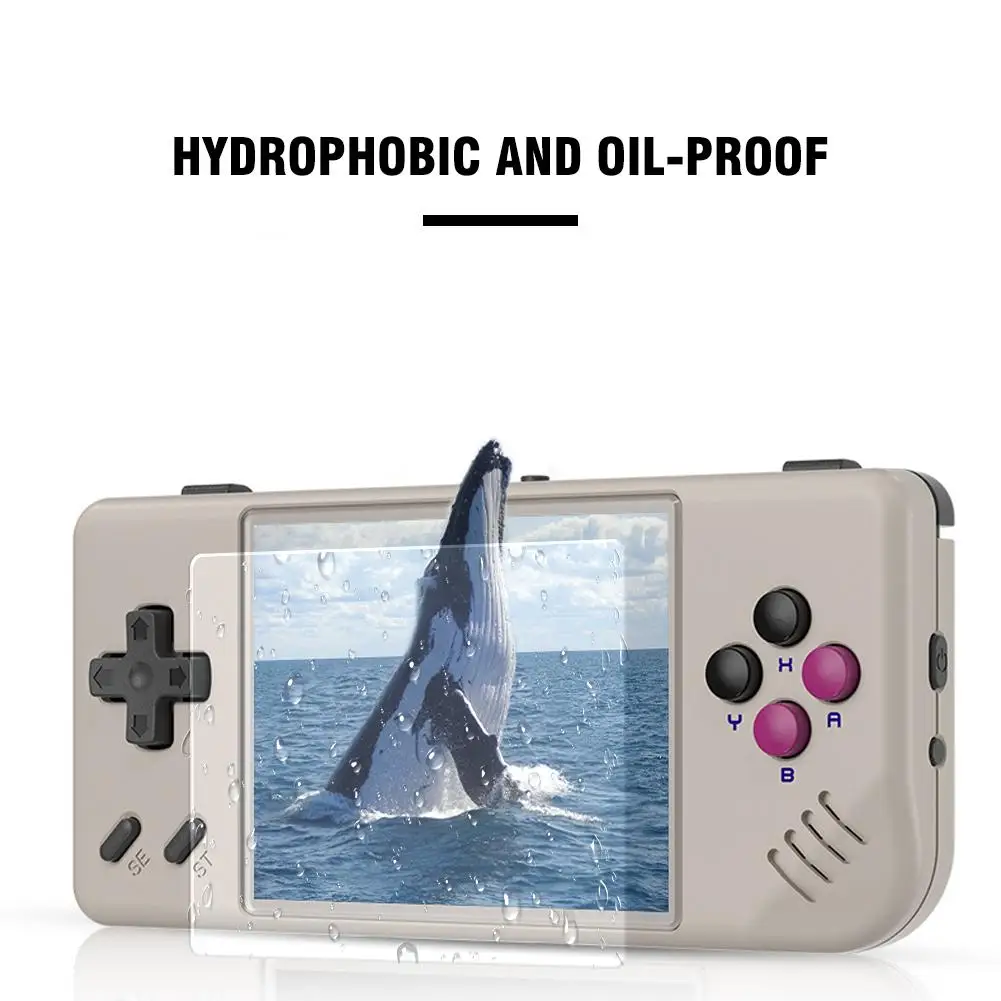 Protector de pantalla suave de 2 piezas para consola de juegos ANBERNIC RG28XX, película protectora a prueba de explosiones, accesorios de protección - imagen 5