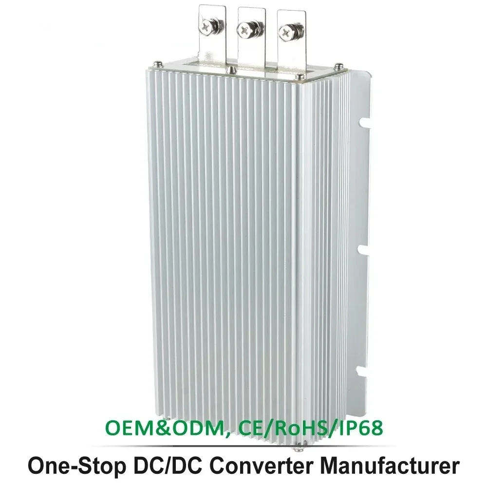 24V a 48V 40A 50A 60A 80A elevador DC convertidor de potencia estabilizador Boost 18V-36V regulador de voltaje módulo impermeable autobuses de coches - imagen 4