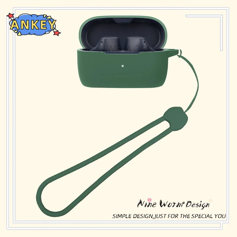 Funda protectora para auriculares Jabra Elite 2 Elite 3, E2, E3, anticaída, silicona suave, inalámbrico, Bluetooth - imagen 5