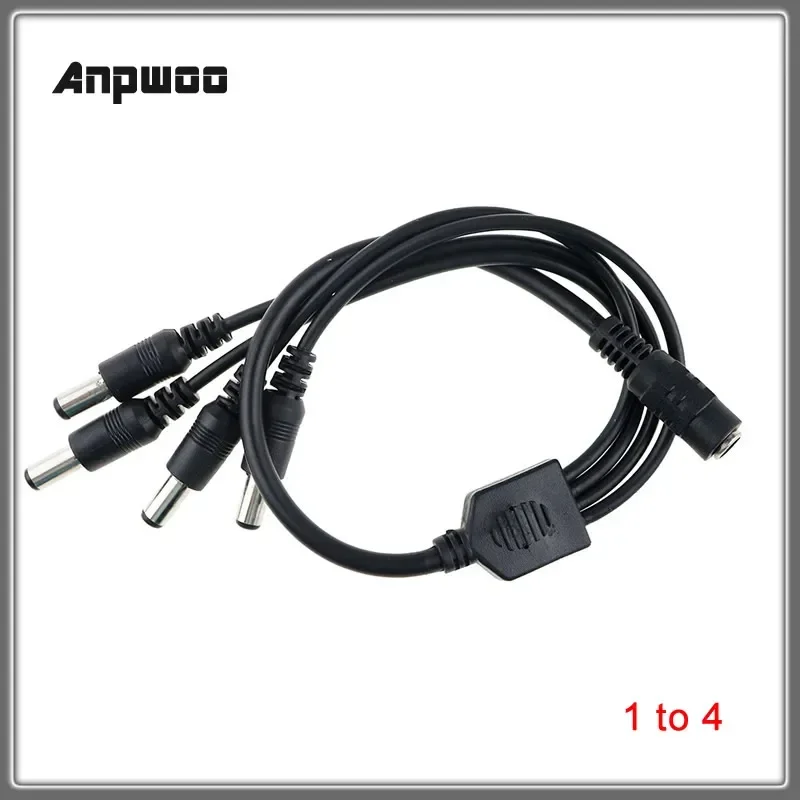 Cable de alimentación CC, adaptador divisor de enchufe, 1 hembra a 2,3,4,5,6,8 macho para cámara CCTV de seguridad, tira LED, 1 Uds. - imagen 3