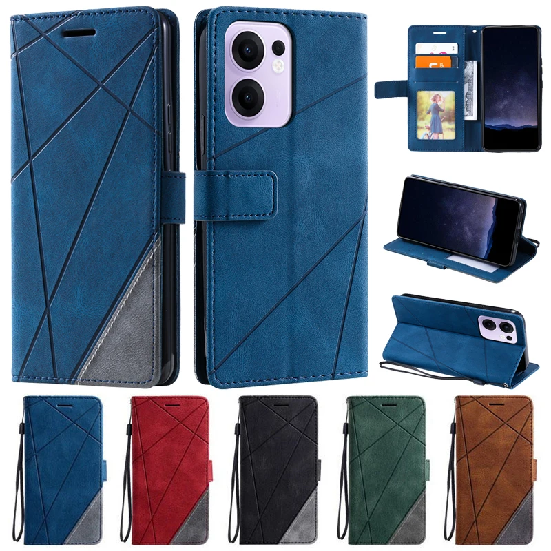 Para Coque OPPO Reno 13F 5G funda de lujo con tapa tipo billetera Funda de cuero para Fundas Oppo Reno13 F Reno 13 Pro 13F 5G bolsas de funda de teléfono