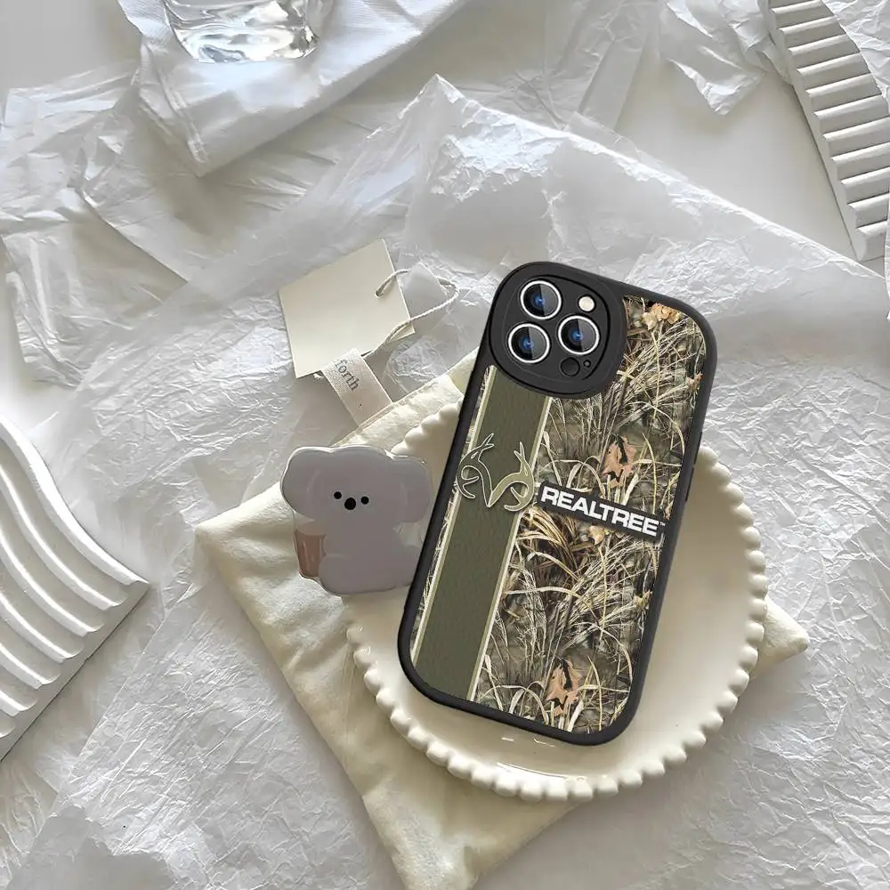 R-Realtrees Real Tree Funda de teléfono de cuero duro para IPhone 16 15 14 13 12 Mini 11 14 Pro Max Xs X Xr 7 8 Plus Fundas - imagen 4