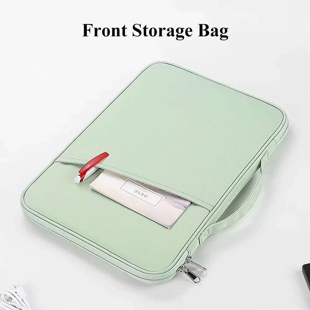 Bolsa para ordenador portátil de 11-13 pulgadas, funda protectora para tableta, funda de transporte acolchada apta para iPad, Macbook, Xiaomi, ASUS, HUAWEI, Lenovo - imagen 4