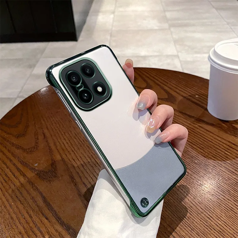 Funda trasera dura transparente delgada sin marco chapada para Oneplus 15 Fundas para One Plus 15 1 + 15 Fundas protectoras transparentes para cámara