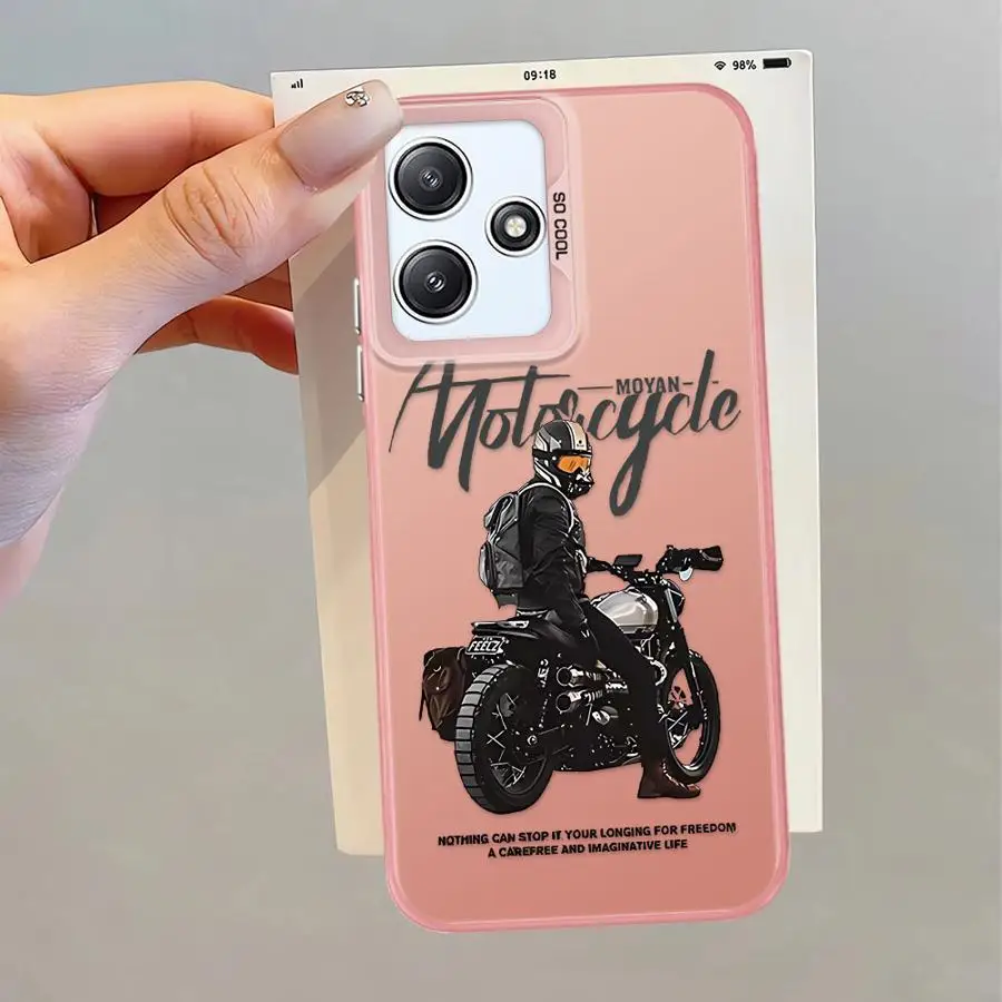 Funda de teléfono para Xiaomi Redmi A4 12 13C 12C A3x A1 A3 A2 Plus 13 14C funda suave locomotora masculina fresca de moda - imagen 4