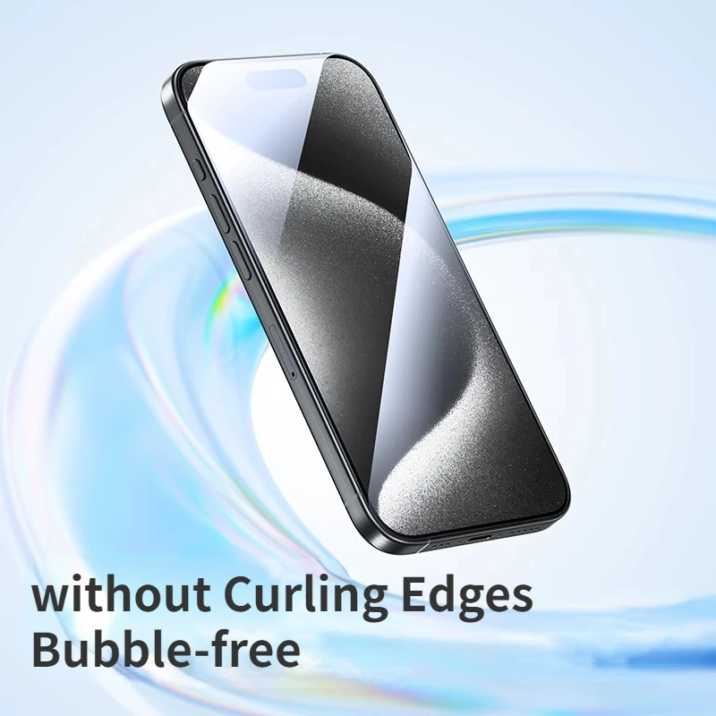 Protector de pantalla SmartDevil para iPhone 15 Pro Max 15 Plus, cubierta completa de vidrio templado HD a prueba de polvo con herramienta de fácil instalación - imagen 4