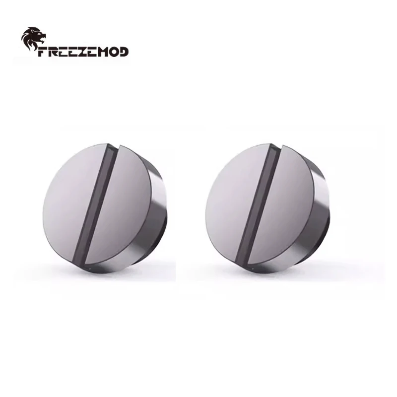 FREEZEMOD-enchufe de parada de refrigeración por agua para ordenador, tapa de extremo de parada de agua suave, tipo ranura para monedas, Material de latón, GDT-YZ de alta gama - imagen 5