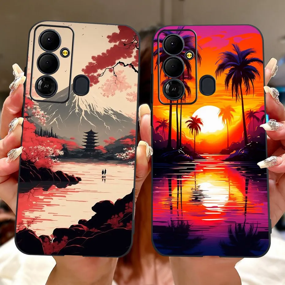 Fashion Painting Case For Tecno Pop 6 Go BE6j Soft Silicone TPU Phone Cases For Tecno Pop6 Go 6Go Covers Bumpers - imagen 5