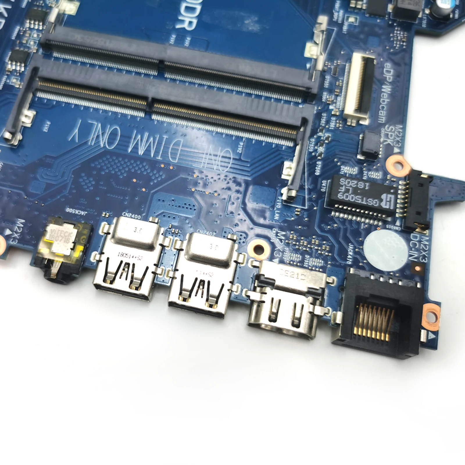 Para HP 17-BY placa base de computadora portátil 6050A2982701 L22737-601 i3-8130U placa base de computadora portátil pabellón probado OK - imagen 4